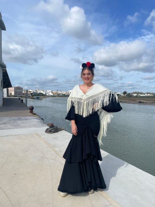 Vestido Flamenca Mayo Negro.