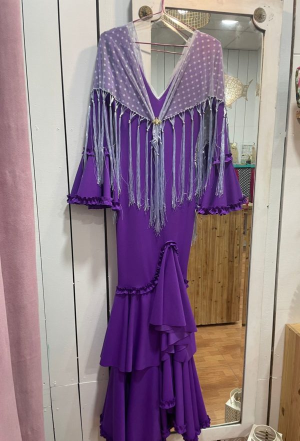 Vestido Flamenca Mayo Morado