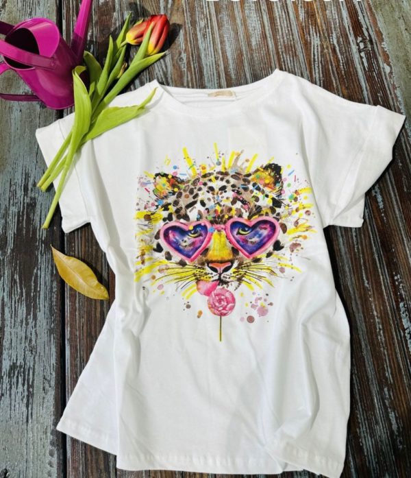 Camiseta Tiger Love Blanca