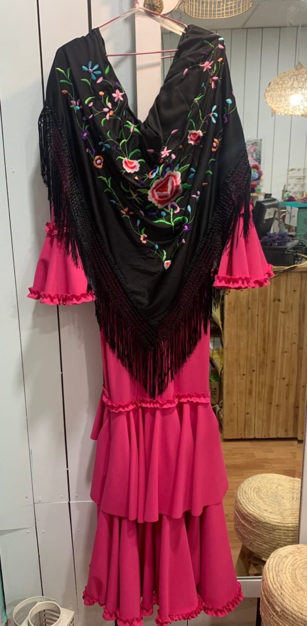 Vestido Flamenca Rosa Fucsia