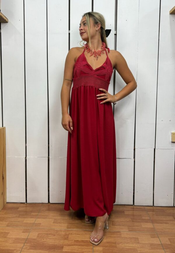 Vestido Gardenia Rojo