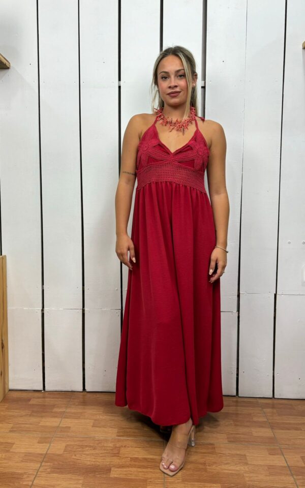 Vestido Gardenia Rojo