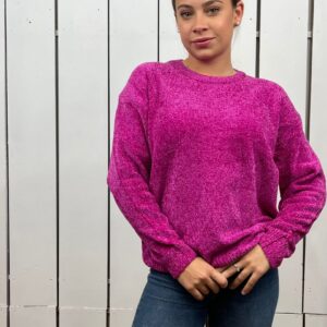 Jersey Suave Chenilla Fucsia