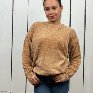 Jersey Suave Chenilla Camel