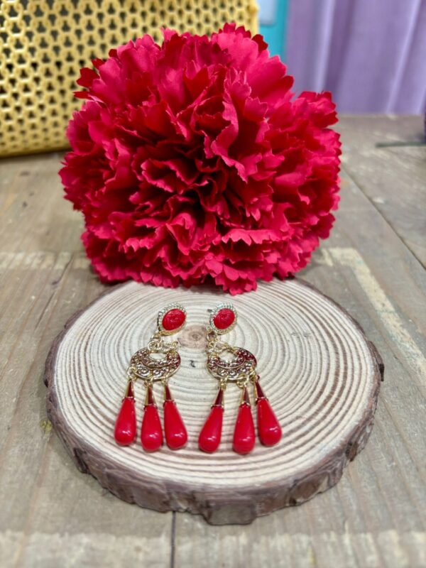 Pendientes Corales Rojo