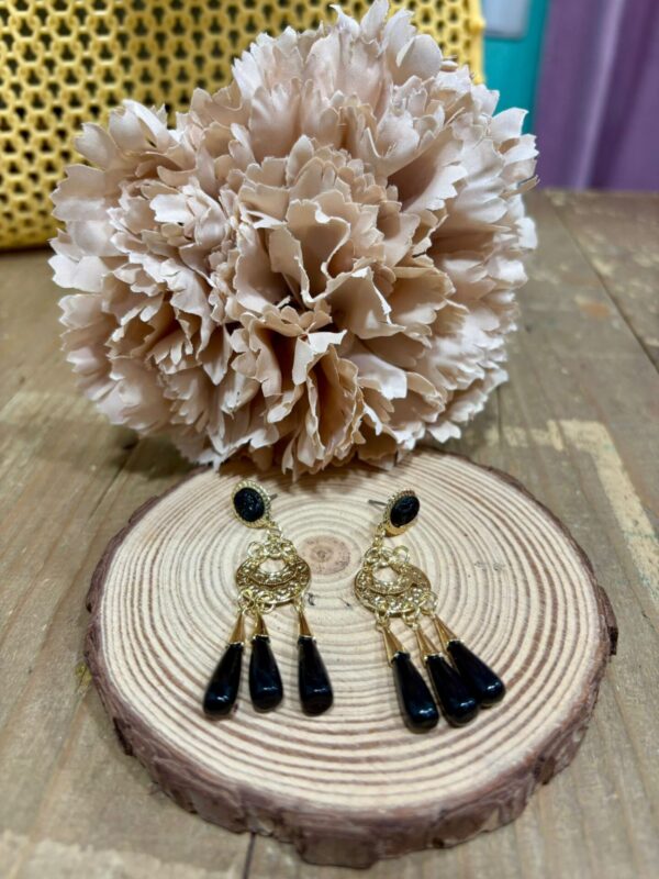 Pendientes Corales Negro