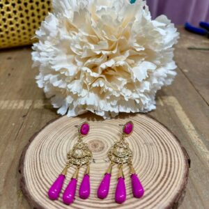 Pendientes Corales Fucsia