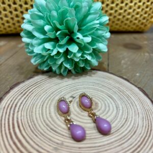 Pendientes Coralina Malva