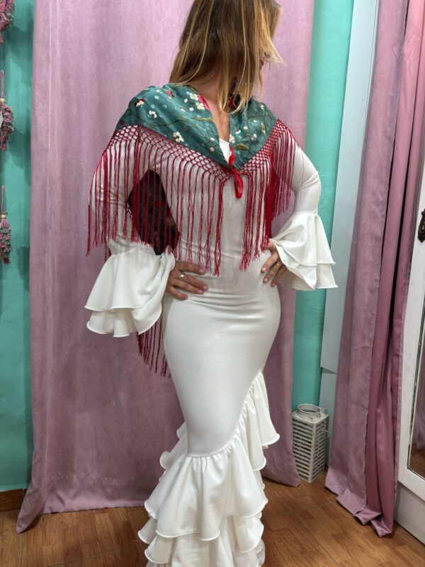 Vestido Flamenca Rocío BlancoVestido Flamenca Rocío Blanco