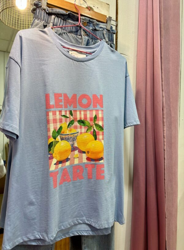 Camiseta Limones Azul