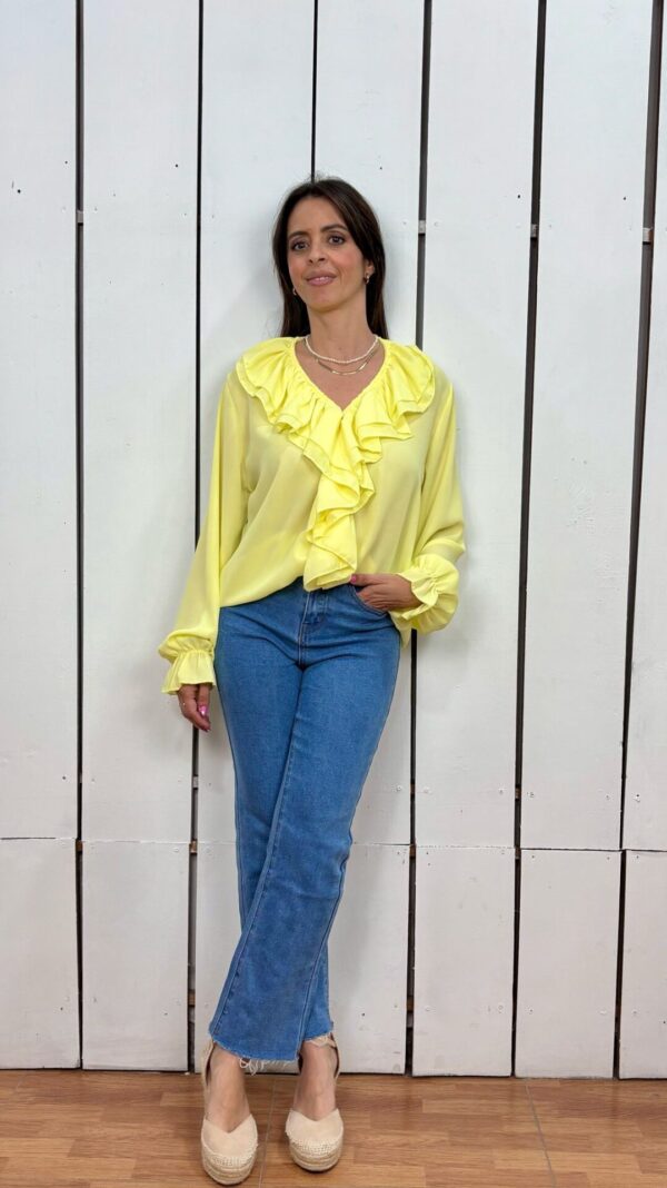 Blusa Cascada Amarilla
