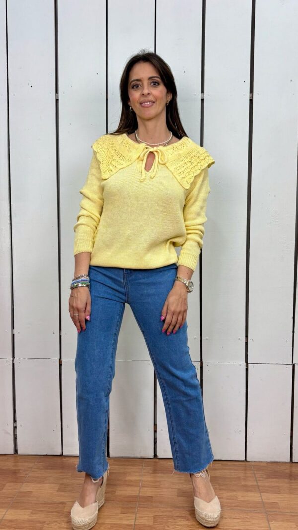 Jersey Hilo Baby Amarillo - Imagen 3