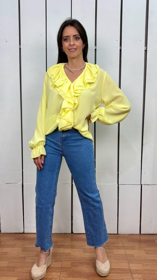 Blusa Cascada Amarilla