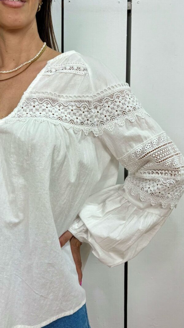 Blusa Romera Blanca