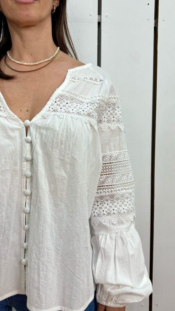 Blusa Romera Blanca