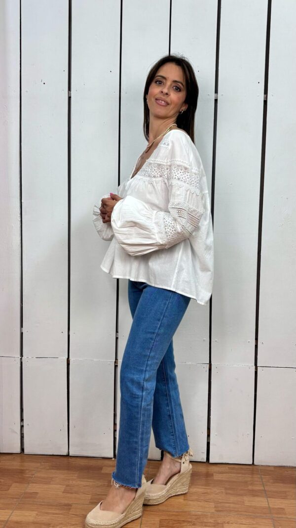 Blusa Romera Blanca