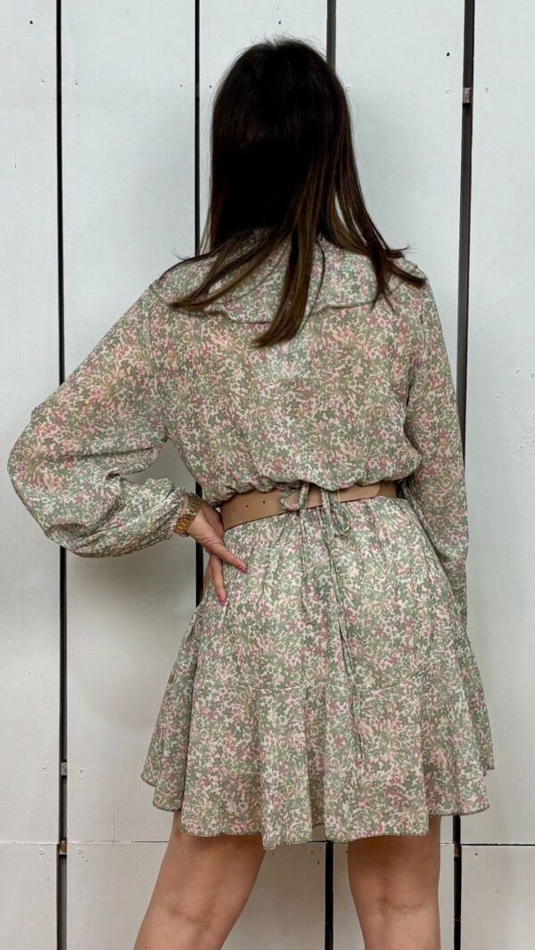 Vestido Corto Abril Verde