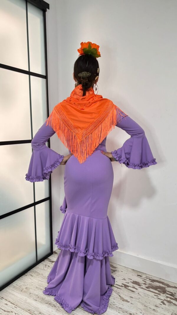 Vestido Flamenca Carmela Lila