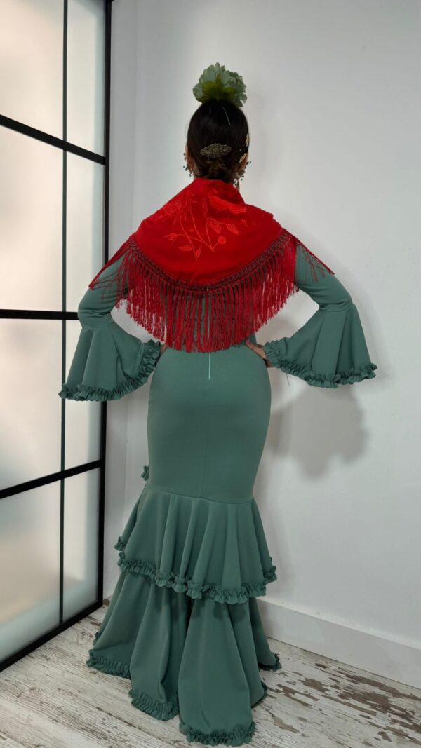 Vestido Flamenca Carmela Verde
