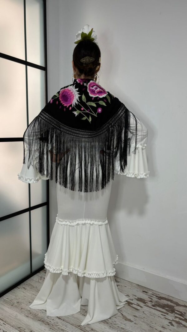 Vestido Flamenca Mayo Blanco